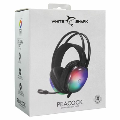 AKCIJA - WHITE SHARK SLUŠALICE GH-2444 PEACOCK BLACK PS4 / PS5